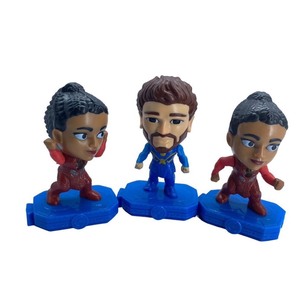 Marvel Eternals McDonald's Happy Meal Toys Set Of 3‎ Ikaris Karis Makkari